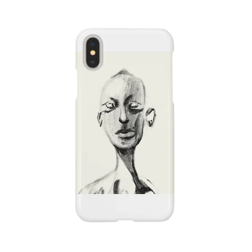 人物のドローイング iPhone Smartphone Case