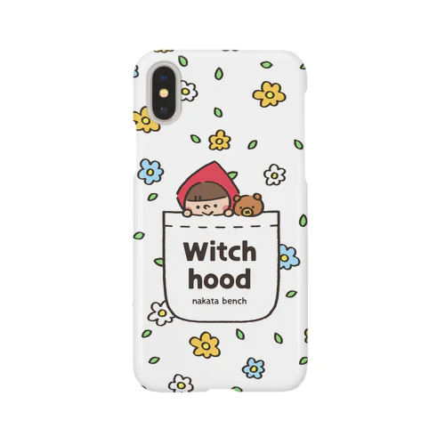 Witch hood（花柄ポケット） Smartphone Case