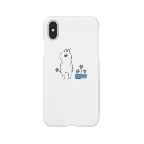 歯うさぎシロ お花 Smartphone Case