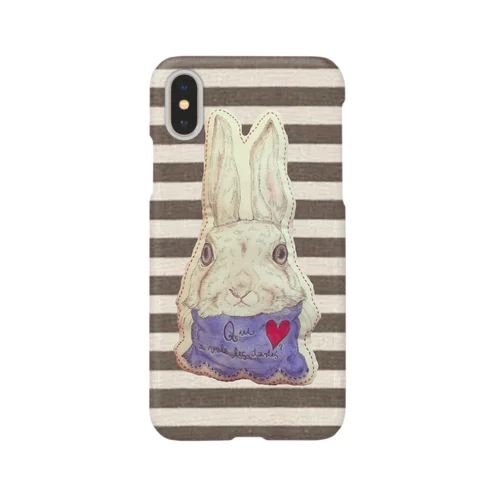 ボーダーうさぎ Smartphone Case