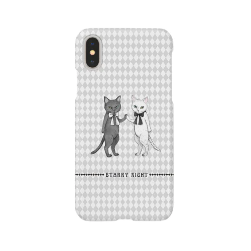 白黒の双子猫 Smartphone Case