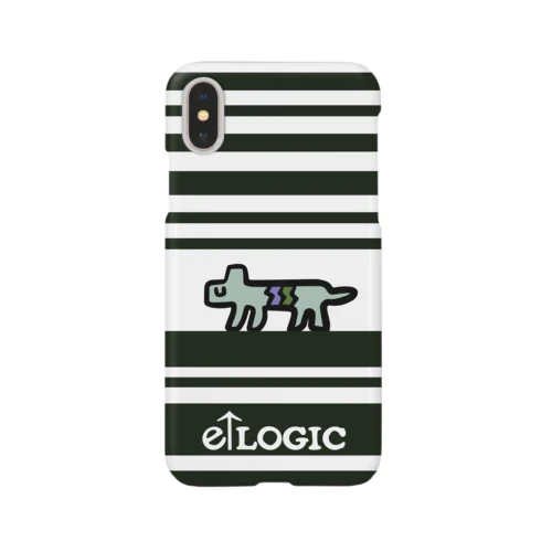 DOGボーダースマホケースモノトーン Smartphone Case