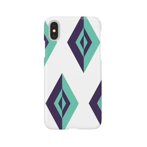 ダイヤ柄 Smartphone Case