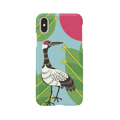 花札　松に鶴 Smartphone Case