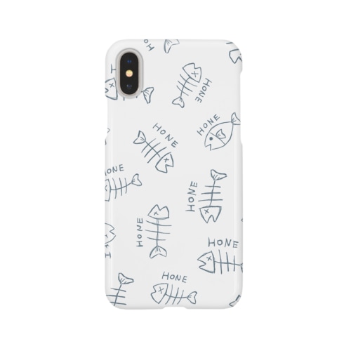HONE総柄ホワイト Smartphone Case
