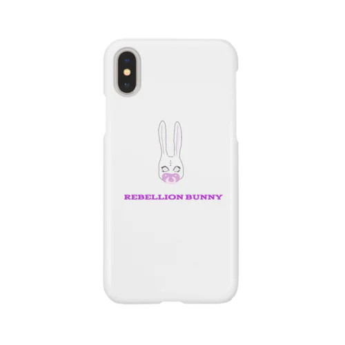 White bunny~毒~ Smartphone Case