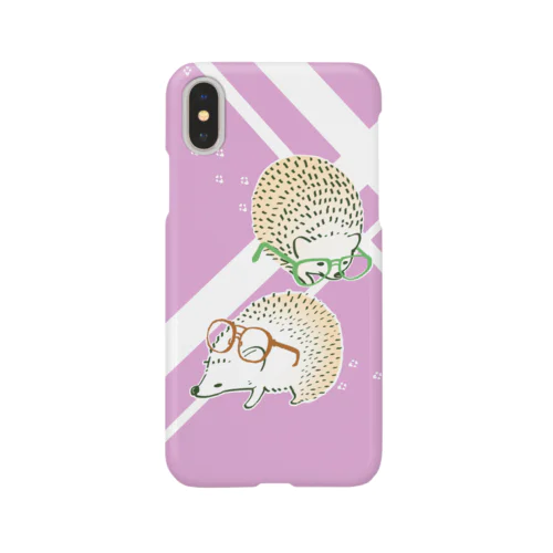 おしゃハリネズミたちのスマホケース　和風 Smartphone Case