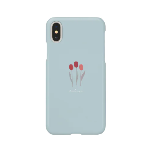 チューリップ(blue) Smartphone Case