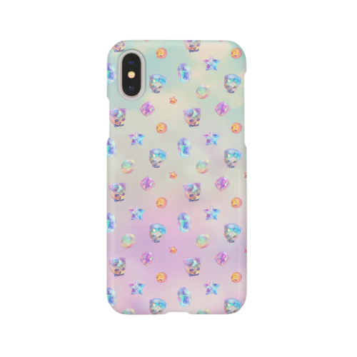 宝石猫◆お月さま★お星さま(虹雲ver.) Smartphone Case