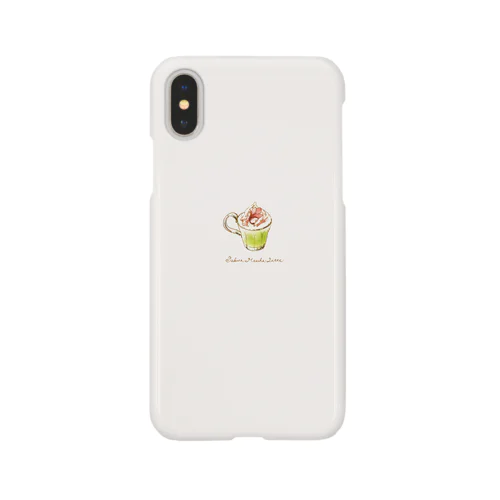 SakuraMacchaLatteハードケース｜春の桜抹茶ラテ Smartphone Case