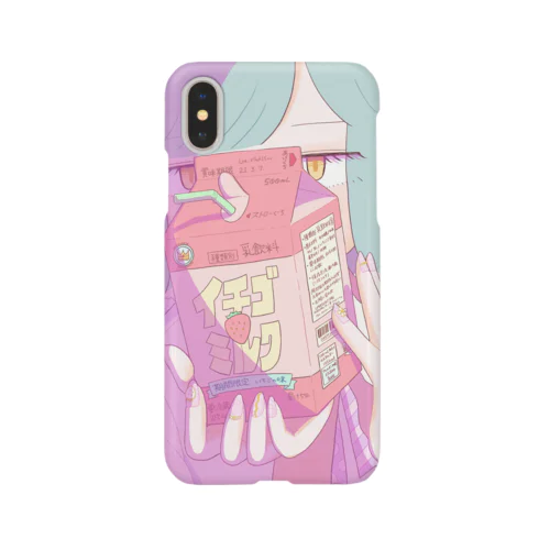 いちごみるくなスマホケース Smartphone Case