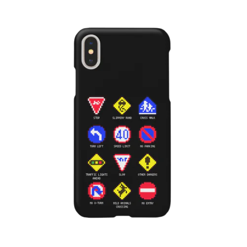 TRAFFIC SIGN black Smartphone Case