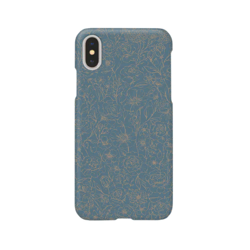 花柄オレンジ Smartphone Case