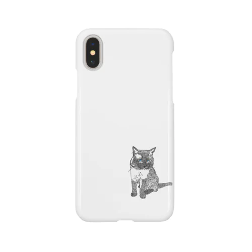 テオのiPhoneケース（白） Smartphone Case