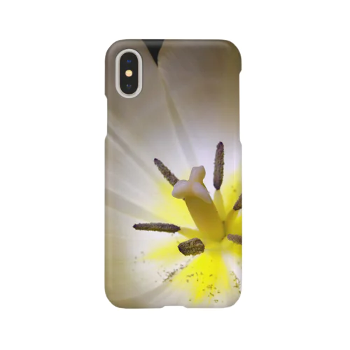 iPhone XS/X Smartphone Case Flower Design  スマホケース