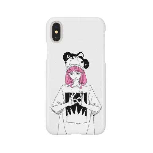 ずっと(モノクロ)/手話シリーズ Smartphone Case