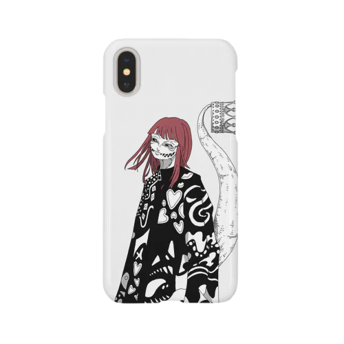 ティラノサウルス(モノクロ)/恐竜シリーズ Smartphone Case