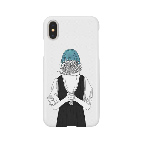 ゼンテイカ(モノクロ)/花束シリーズ Smartphone Case