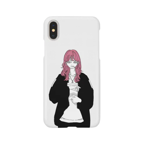 嫌われ者(モノクロ)/手話シリーズ Smartphone Case