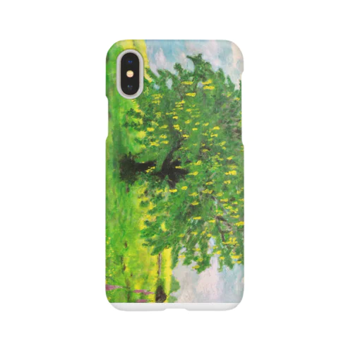 輝くような孤立するキングサリの木：Laburnum Tree in Splendid Isolation Smartphone Case