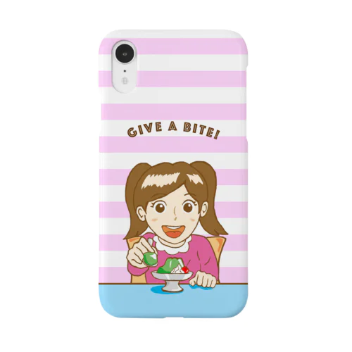 ゼリーを食べる少女 Smartphone Case