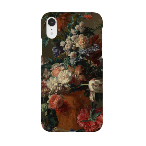 027-002　Jan van Huysum　『花瓶』　スマホケース　表側面印刷　iPhone XR/XSMax/8Plus/7Plus/6sPlus/6Plus専用デザイン　SC7 スマホケース