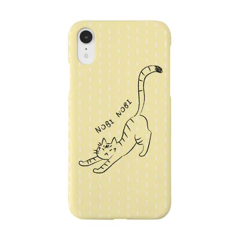 のびのび猫（イエロー） Smartphone Case