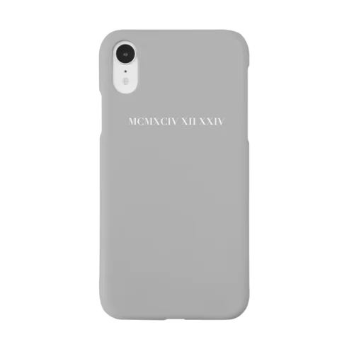 MCMXCIV XII XXIV/gray ver Smartphone Case