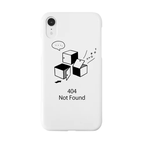 NotFound 404 / PHONEcase (White) スマホケース