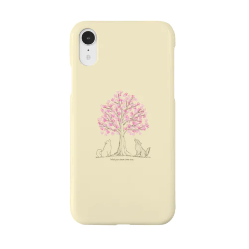 わんこたちと願いの木🌸スマホケース Smartphone Case