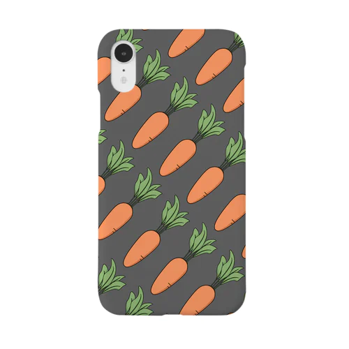 にんじんのケース（グレー） Smartphone Case