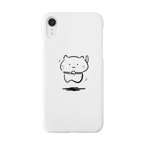 ねこが浮いてるスマホケース Smartphone Case