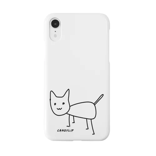 シュールな猫 スマホケース