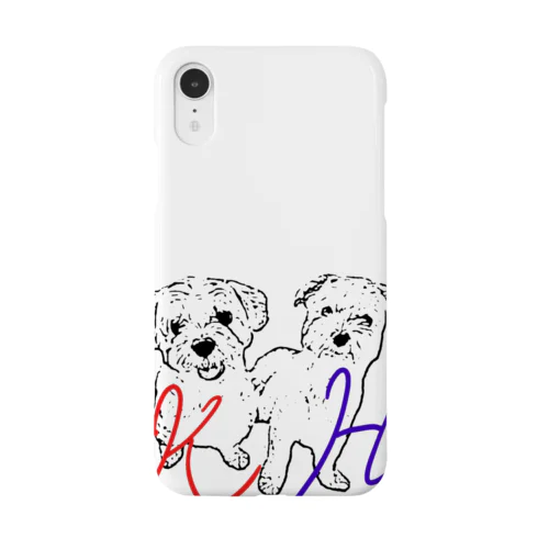 white dogs Smartphone Case