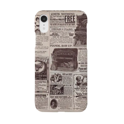 Foreign newspaper design スマホケース