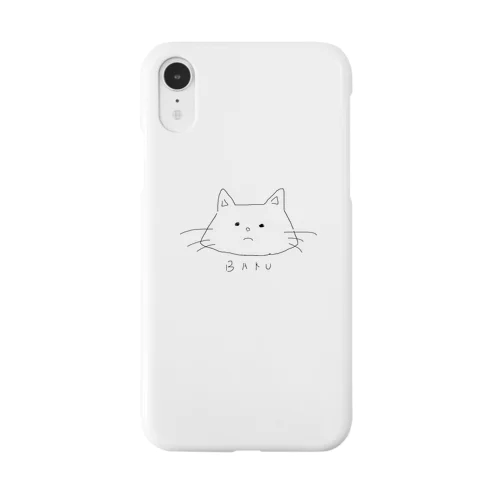 猫のバクお スマホケース