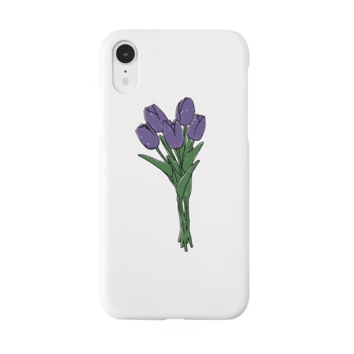 チューリップ 紫 Smartphone Case