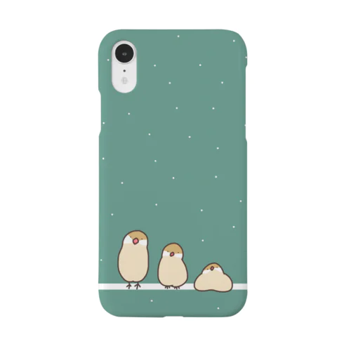 とろける文鳥 シナモン スマホケース スマホケース