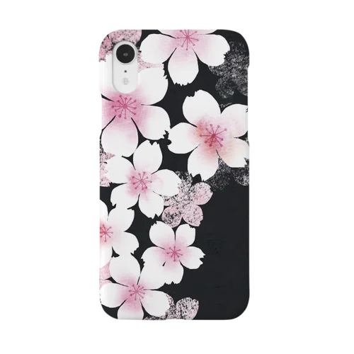 SAKURA series 02／ブラック Smartphone Case