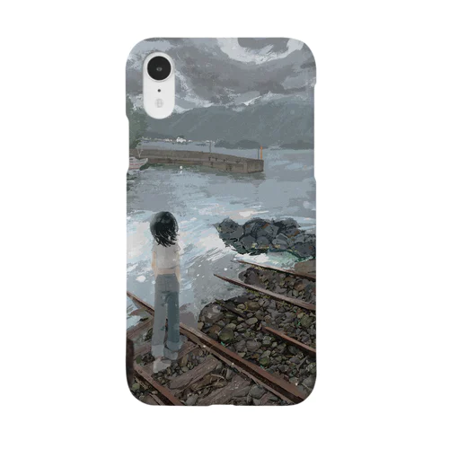 曇の日の海 Smartphone Case