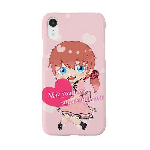ハートを持ったチビせな(iPhoneXR用) Smartphone Case