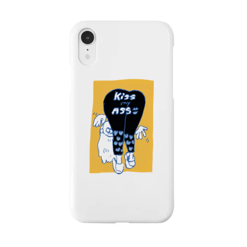 KissMyAss yellow スマホケース