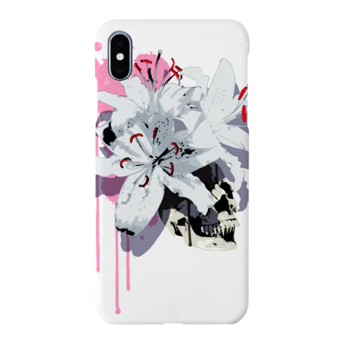 Lily Skull [Pink] スマホケース