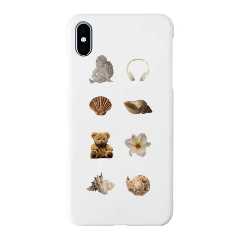 White brown Smartphone Case