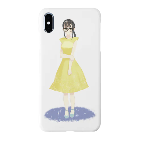 黄色いワンピースの女の子 Smartphone Case