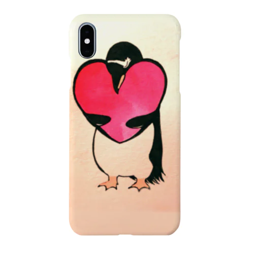 ジェンツーペンギン(ハートだっこ) Smartphone Case