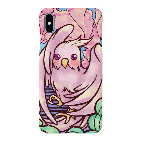 おかめいんこ　切り絵Ver Smartphone Case