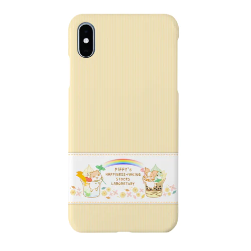 ピッフィー＆パッピィー　オレンジストライプ Smartphone Case