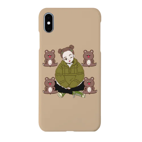 くまとペロリンガール Smartphone Case