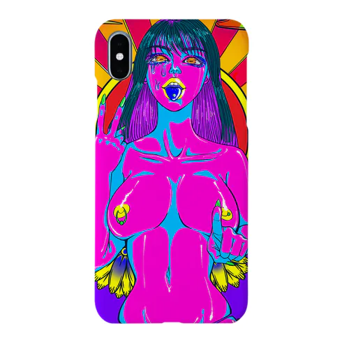 psychedelic V sign Smartphone Case